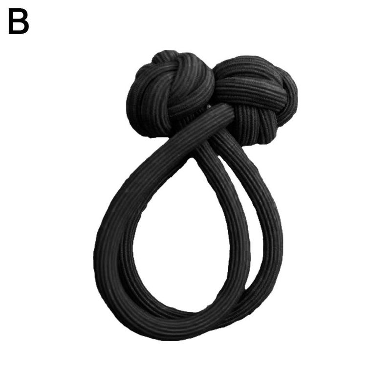 New Chinese knot hair tie, fresh and cute, high elasticity, perfect for buns, durable and stylish.